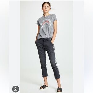 Mother Shaker Prep Fray Jeans